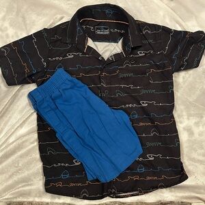 Boys shirt and short set